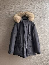 Parka woolrich grigio usato  Seniga