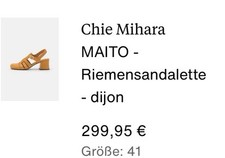 Chie mihara pumps gebraucht kaufen  Recklinghausen
