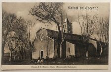 Cartolina ceccano chiesa usato  Roma