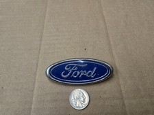 Placa de identificação logotipo emblema oval Ford OEM azul e cromado 3,5" nome E01-KA3151710, usado comprar usado  Enviando para Brazil