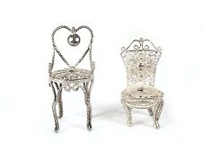 Miniature filigree silver for sale  West Sacramento