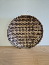 Vintage wicker tray for sale  HASLEMERE