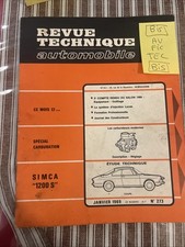 Revue technique simca d'occasion  Avignon