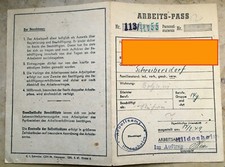 Arbeits pass arbeitsamt gebraucht kaufen  Hechingen