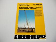 Prospekt liebherr hs883hd gebraucht kaufen  Merseburg