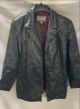 Jaqueta Wilsons Feminina de Couro Preta Bolso Manga Longa Botão Frontal Tamanho G comprar usado Jaqueta Wilsons Feminina de Couro Preta Bolso Manga Longa Botão Frontal Tamanho G comprar usado  Enviando para Brazil