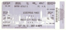 Widespread panic nyc for sale  USA