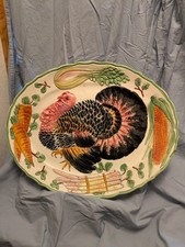 Decorative turkey platter for sale  Kemp
