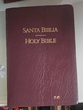 1988 holman SANTA BIBLIA / HOLY BIBLE bilingual edition  red leather, usado comprar usado 1988 holman SANTA BIBLIA / HOLY BIBLE bilingual edition  red leather, usado comprar usado  Enviando para Brazil