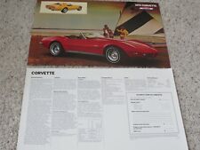 1973 chevrolet corvette for sale  Auburn