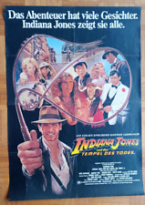 Używany, Filmplakat INDIANA JONES TEMPEL DES TODES A1 EA Lucas Ford Spielberg KULT na sprzedaż  Wysyłka do Poland