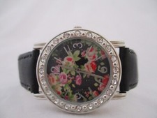 Relógio analógico feminino floral com fivela traseira *funcionando* comprar usado  Enviando para Brazil