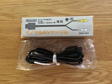 Cabo AV mono oficial Nintendo Super Famicom SHVC-007 na caixa e não usado JPN N64 GC comprar usado  Enviando para Brazil