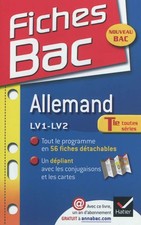 Fiches bac allemand d'occasion  France
