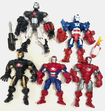 Lote de 5 bonecos Marvel Super Hero Mashers Centurion Iron Man Patriot War Machine comprar usado  Enviando para Brazil