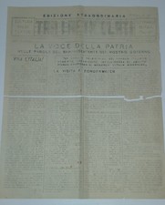 Pagina giornale 1940 usato  Roma