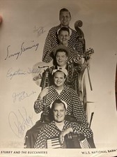 Foto autografada assinada 8x10 Captain Stubby & The Buccaneers WLS dança celeiro comprar usado Foto autografada assinada 8x10 Captain Stubby & The Buccaneers WLS dança celeiro comprar usado  Enviando para Brazil