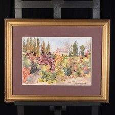 Aquarelle papier paysage d'occasion  Cavaillon