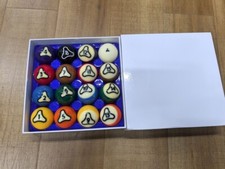 Conjunto de bolas de bilhar fenólicas DYNASPHERE 2-1/4" (PALÁDIO) - grau B comprar usado  Enviando para Brazil