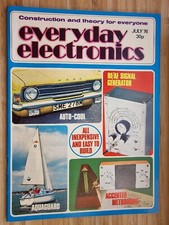 Everyday electronics july for sale  UK