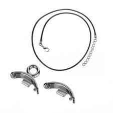 Metal Watch Strap Connectors for Mi Band 8 (2PCS Silver With rope) comprar usado  Enviando para Brazil