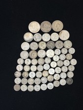 (Lote de 65 moedas de prata estrangeira) 7,89 onças troy moedas de prata estrangeiras do mundo misto comprar usado  Enviando para Brazil