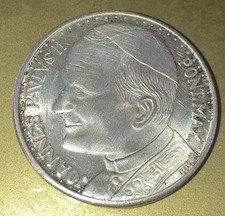 Medaglia commemorativa papa usato  Vobbia
