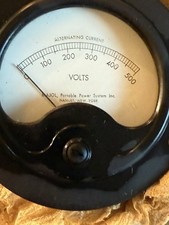 Voltímetro CA 0-500 vintage novo na caixa comprar usado  Enviando para Brazil