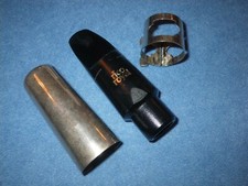 RICO ROYAL GRAFTONITE B5 SAXOFONE TENOR BOCAL, LIGADURA E TAMPA -VGC, LIMPO comprar usado  Enviando para Brazil