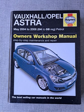 vauxhall astra haynes manual 2004 2008 for sale  HORSHAM