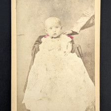 Foto CDV braço mãe escondido confortável bebê Taylor Aurora Illinois comprar usado  Enviando para Brazil