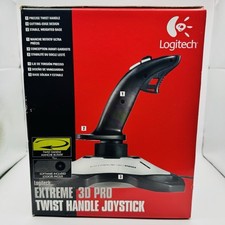 Joystick Logitech Extreme 3D Pro com caixa e alça de torção manual PC USB X3D comprar usado  Enviando para Brazil