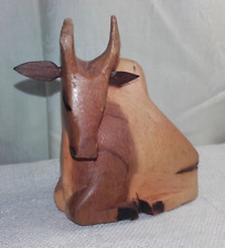Krippenfigur kuh holzfigur gebraucht kaufen  Perleberg