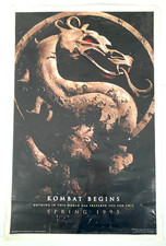 Pôster vintage 1995 Mortal Kombat em breve filme dupla face 27x40 original comprar usado  Enviando para Brazil