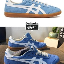 Usado, Tênis de corrida Onitsuka Tiger Tokuten design clássico azul/branco unissex comprar usado  Enviando para Brazil