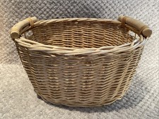 Oval willow basket for sale  BISHOP'S STORTFORD
