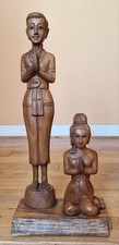 Statue bois sculpté d'occasion  Tréguier