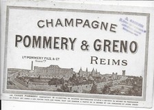 Buvard champagne pommery d'occasion  Lillers