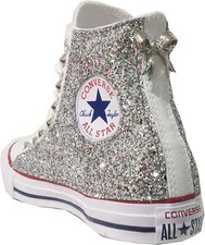 Converse glitter brillantini usato  Italia