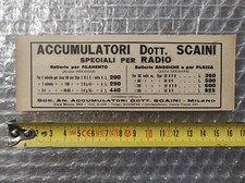Antica pubblicità del usato  Italia