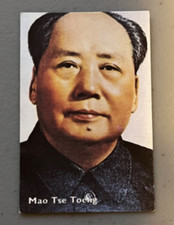 Cartão de chocolates Mao Tse Toeng Tung vintage década de 1960 francês Victoria, usado comprar usado  Enviando para Brazil