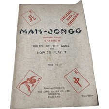 Mah jongg sparrow for sale  UK