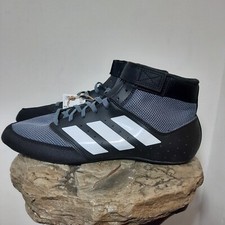 Tênis de luta livre masculino Adidas Mat Hog 2.0 preto cinza tamanho 12 FZ5391 novo com etiquetas comprar usado  Enviando para Brazil