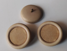 Bottoni stoffa beige usato  Italia