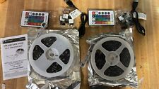 (2) Control remoto de tira de luz LED negra alimentado por USB regulable que cambia de color RGB de 9,8 pies segunda mano  Embacar hacia Mexico