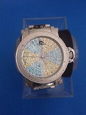 NOVO RELÓGIO TECHNO MASTER DIAMANTE AZUL E AMARELO TM-2115 comprar usado  Enviando para Brazil