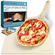 Conjunto de pedra e casca para pizza HEFTMAN remo assadeira forno grelha massa cordierita, usado comprar usado  Enviando para Brazil