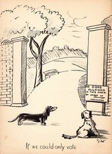 Vintage dachshund humor for sale  Harborton