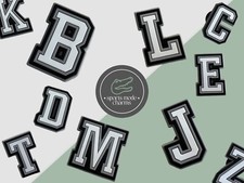 Black white letters for sale  LONDON
