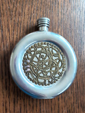 Vintage pewter flask for sale  Gustine